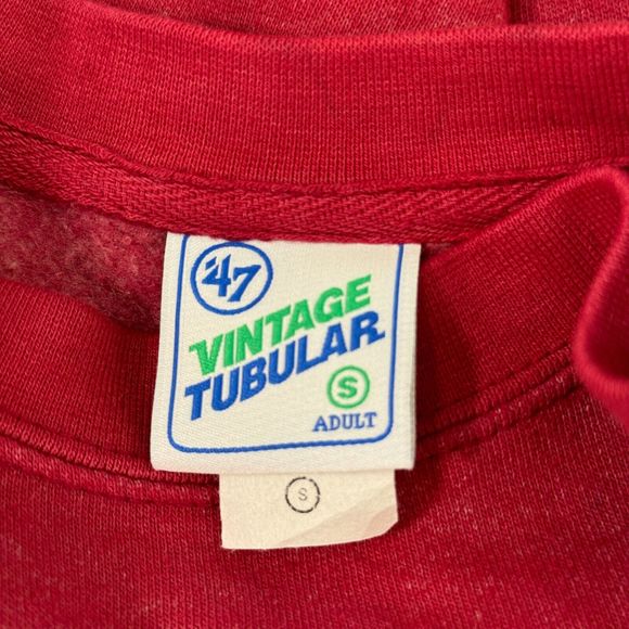 Arkansas Razorbacks Sweater Womens Small 47 Vintage Tubular Sweatshirt Retro NEW - Picture 10 of 15